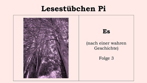Lesestübchen Pi: Es - Folge 3