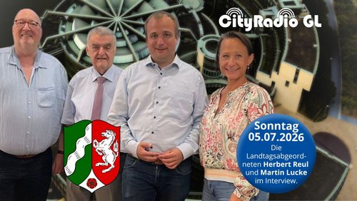 CityRadio GL: Innenminister Herbert Reul und Landtagsabgeordneter Martin Lucke im Interview