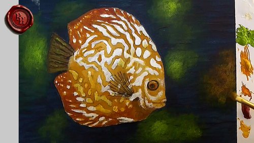 Malen mit Rainer: Tropenfisch malen