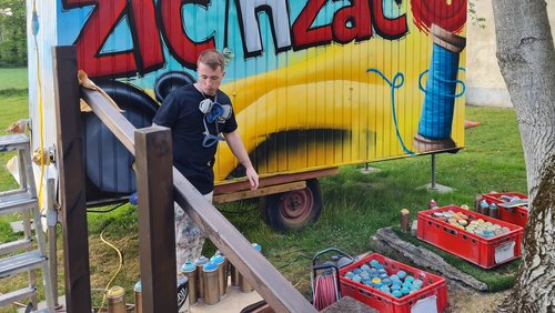 Daniel Jähn, Graffiti-Künstler aus Duisburg