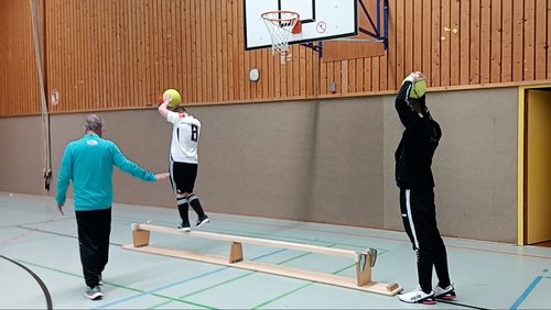 Zu Besuch beim Fußballtraining