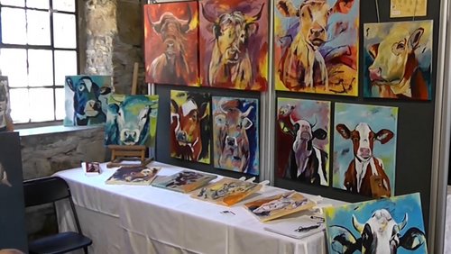 Malen mit Rainer: Malermarkt in Holzwickede - Ausstellung im Haus Opherdicke 