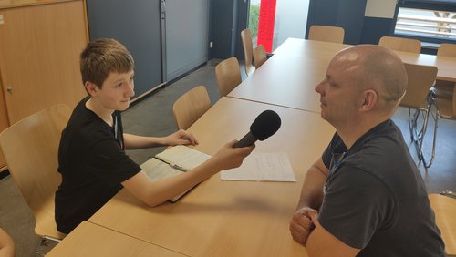 Brainfood: Mediencamp on Tour bei der Feuerwehr Duisburg - Thomas Becker, Brandoberinspektor