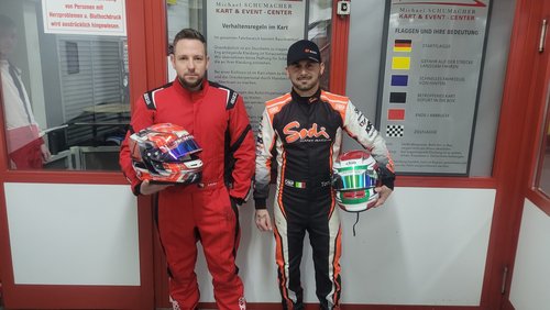 Vier Freunde, ein Kart, vier Stunden Vollgas