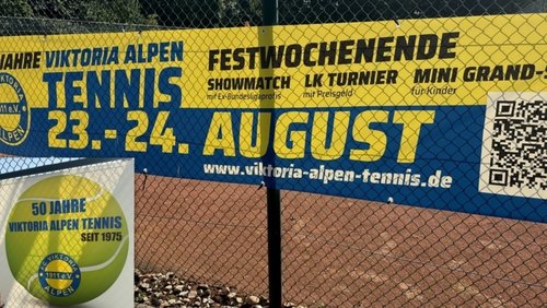 50 Jahre Tennis beim FC Viktoria Alpen