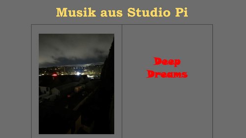 Musik aus Studio Pi: Deep Dreams