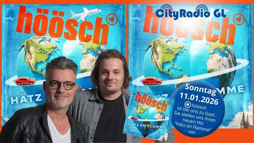 CityRadio GL: Robin Duns und Dirk Meierlücke - Kölsch-Band "höösch"