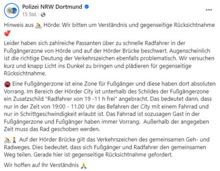 Facebook Polizei Dortmund