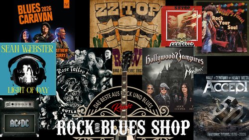Renés Rock- und Blues-Shop: Nachrufe für verstorbene Freunde und Musiker, Neuerscheinungen, Konzerttipps für die Region 