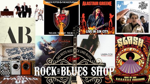 Renés Rock- und Blues-Shop: Alastair Greene, Laura Cox, Slash