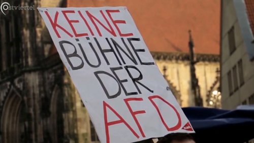 MNSTR.TV: "Filmenthusiasten Mark & Friends", Protest gegen AfD-Neujahrsempfang in Münster