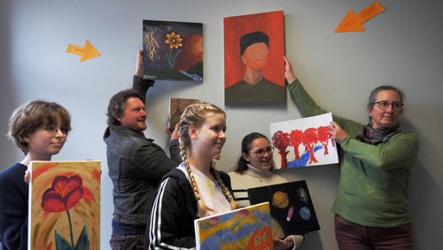 Die Wand - Kunstprojekt am Evangelischen Gymnasium Werther