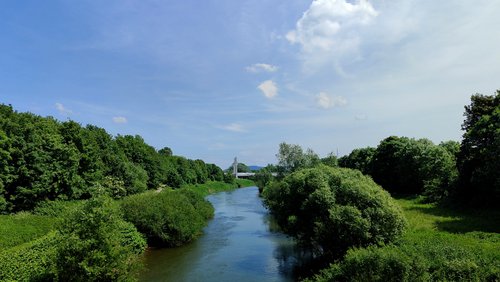 Wanderung durch die Landschaft an der Werre und Weser
