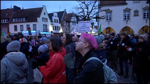 Zusammen Halte(r)n für Demokratie - Demo in Haltern
