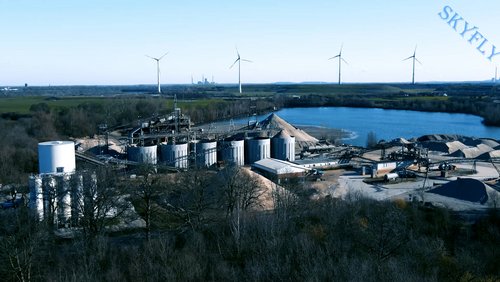 Die Baggerseen und der Kiesabbau am Niederrhein