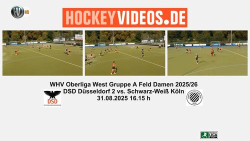 Hockeyvideos Kompakt: DSD Düsseldorf 2 vs. Schwarz-Weiß Köln - Damen