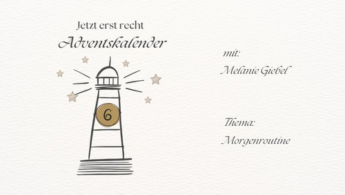Jetzt erst recht: Adventskalender 2025 - 6. Dezember