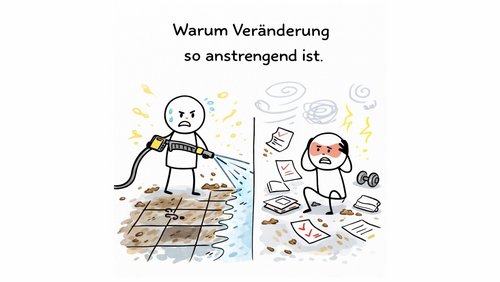 Fugen kratzen: Veränderung bedeutet Herausforderung