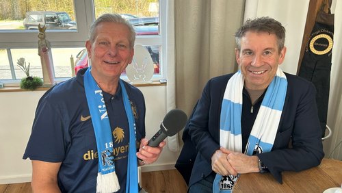 Besuch des Präsidenten des TSV 1860 München in Moers