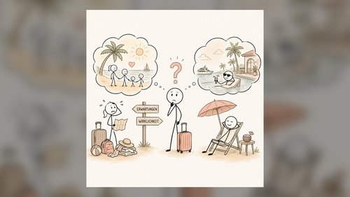 Fugen kratzen: Urlaub – Erwartung vs. Wirklichkeit