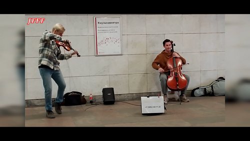 Musik in der Moskauer Metro