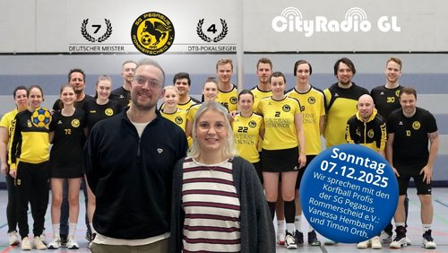 CityRadio GL: Vanessa Hembach und Timon Orth - Korfball-Spieler*innen bei "Pegasus Rommerscheid 1991"