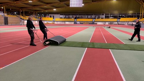 Sport-Live: Hallenfußball-Stadtmeisterschaft hinter den Kulissen