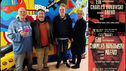 Schaufenster Niederrhein: Charles-Bukowski-Lesung von Michael Koslar in der Alten Fabrik Nettetal