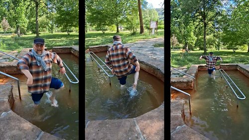 Die Nabel-Show: Der alte Mann und das Wasserbecken