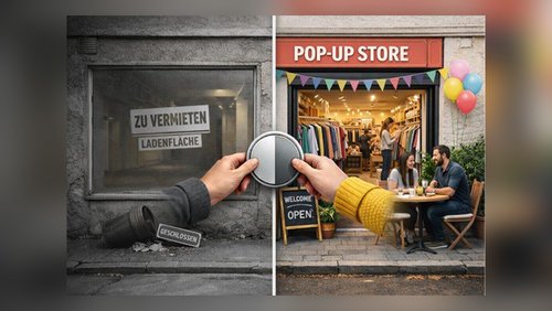 Schaffe, schaffe, Städtle baue: Zwischennutzung und Pop-up Stores