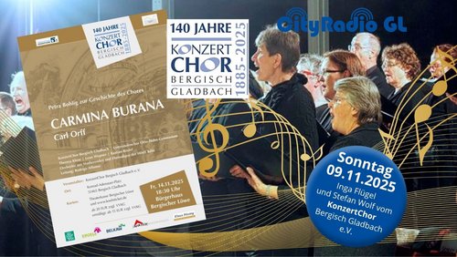 CityRadio GL: Inga Flügel, Stefan Wolf - KonzertChor Bergisch Gladbach e.V.