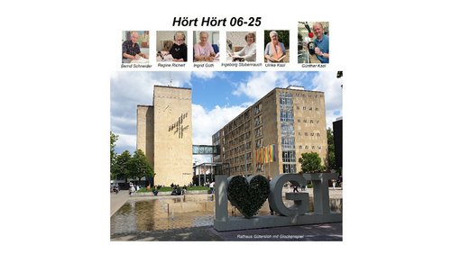 Hört Hört: Die Zeit vergeht, Gütersloh im Jubiläumsmonat Juli