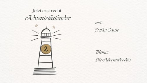 Jetzt erst recht: Adventskalender 2025 - 2. Dezember
