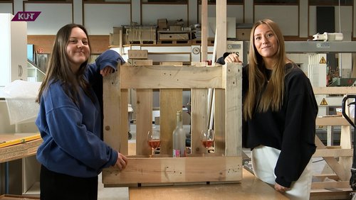 Bitte nachmachen! - Weinregal aus Paletten selbst bauen