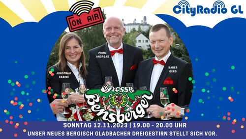 CityRadio GL: Musikalischer Herbst, "Kiddy Day on Ice", Dreigestirn der Karnevalssession 2023/24