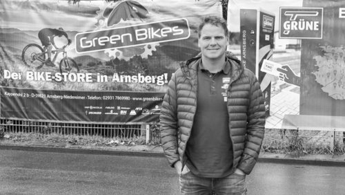 Sprechstoff: Andreas Grüne, "Grüne Energie" und "Green Bikes" in Arnsberg