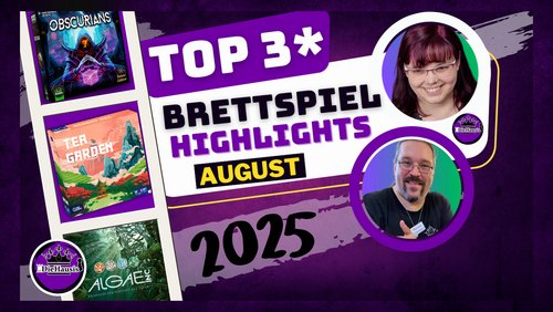 DieHausis: Top-3-Brettspiele im August 2025