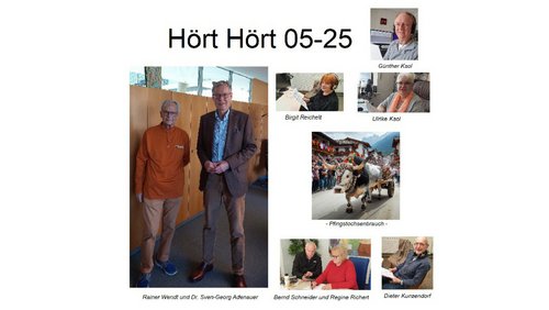 Hört Hört: Pfingsten, Glühwürmchen, Pflege