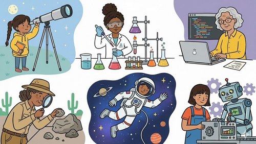 Hier und Jetzt: Frauenrechte, Wissenschaftlerinnen, Empowerment 