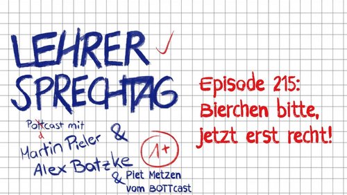 Lehrersprechtag: Piet Metzen, Podcaster "Bierchen bitte - Der BOTTcast"