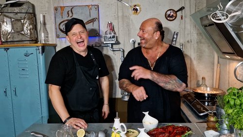 Loft cooking: Sascha Mahlberg - Selbstgemachte Pasta mit Gambas und Flusskrebsen, Teil 1