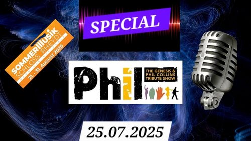 NiersRadio Special: "Phil – The Genesis & Phil Collins Tribute Show" auf Schloss Rheydt