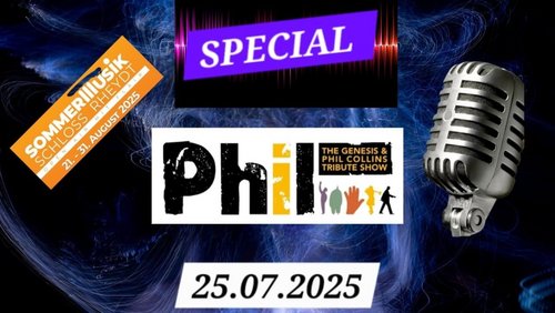 NiersRadio Special: "Phil – The Genesis & Phil Collins Tribute Show" auf Schloss Rheydt
