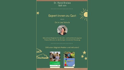 Expert*innen zu Gast: Lea Schulz, Educational Engineer und DiKlusions-Expertin aus Flensburg