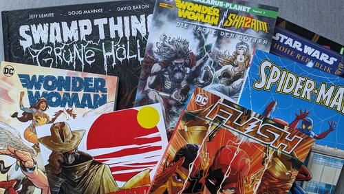 Kunststoff - Comic-Talk: Wonder Woman, Swamp Thing, "Spider-Man: Across the Spider-Verse"
