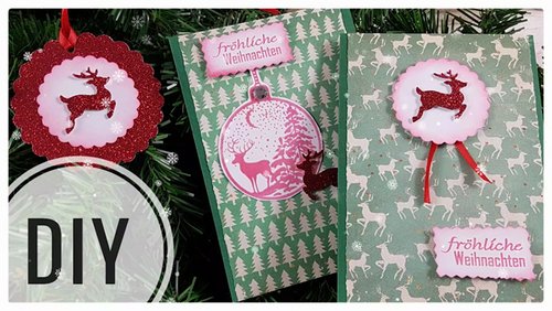 dakrela: Weihnachtskarten und Geschenk-Anhänger