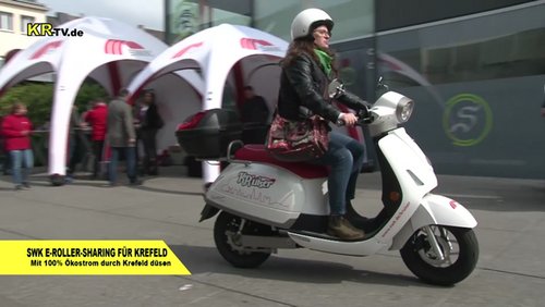 KR-TV: SWK KRuiser – E-Roller-Sharing, Ausstellung "Anders Wohnen", HSG Krefeld steigt auf