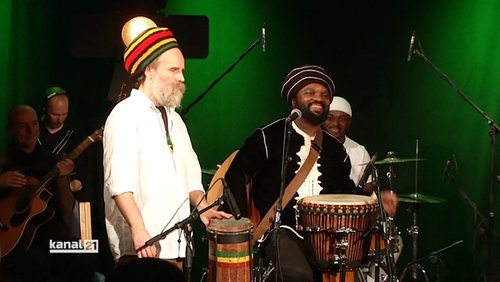 OWL Inter-KulTour: "Roughhouse" und Uwe Banton, Reggae-Musiker in Bielefeld