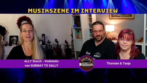 DieHausis: Ally Storch, Violinistin der Band "Subway to Sally"