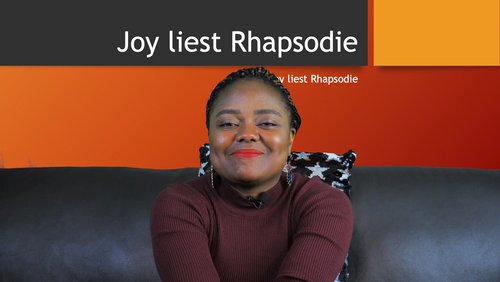 Joy liest Rhapsodie: Wie "Rhapsodie der Realität" mein Leben verändert hat